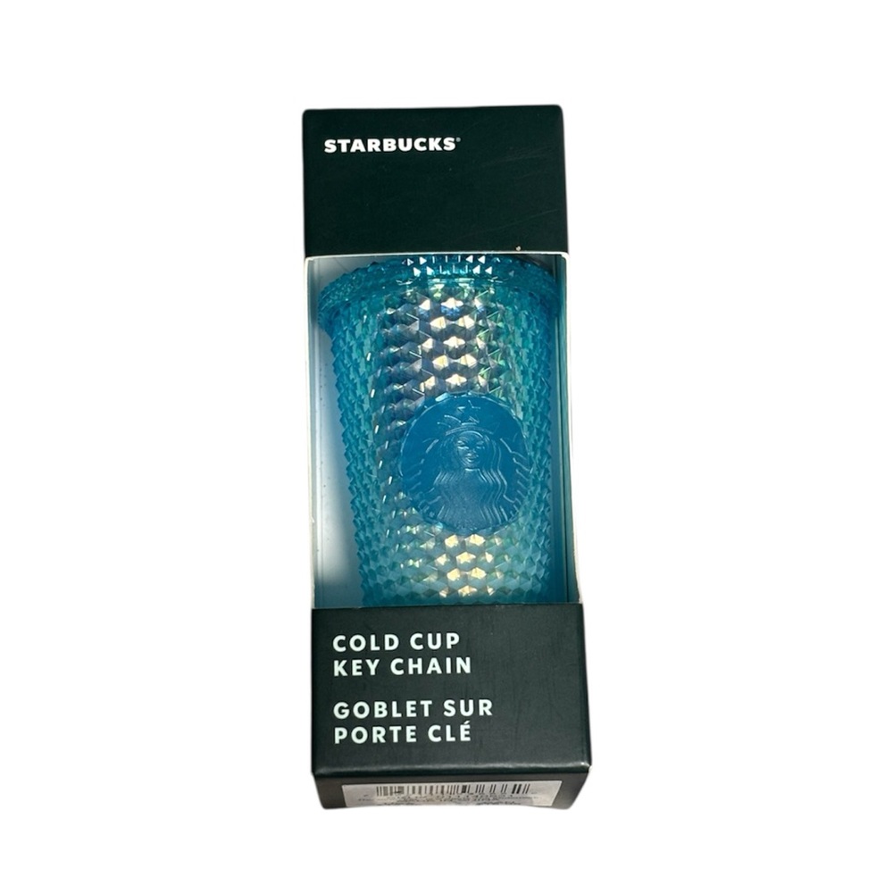 ❌SOLD❌ New Starbucks Blue Cold Cup Tumbler Keychain🩵